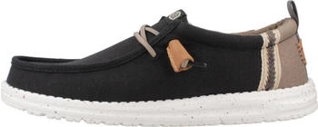 HEYDUDE Wally Summer Linen schwarz/walnut