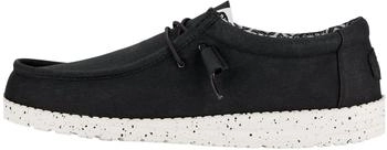 HEYDUDE Wally Canvas schwarz/weiß