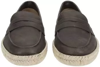 Geox Genuine Leather Slip-on Loafer dunkelbraun