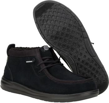 HEYDUDE Wally Mid Gripr Warmth schwarz