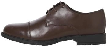 Jack & Jones Jfwoslo Leather Dress Shoe brown stone