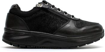 Joya Dynamo Zip Velour Leder Sneaker für Damen - Black II (JY065A)