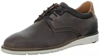 Bullboxer elegant lace-up shoe grau/braun
