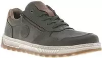 Rieker Sneaker Freizeitschuh, Halbschuh, Schn&uuml;rschuh mit Kontrastbesatz
