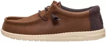 HEYDUDE Wally Waxed Canvas braun