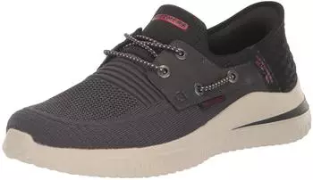 Skechers Delson 3.0-Roth braun/schwarz