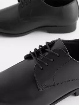 Next Fashion Leather Lace-up Shoes schwarz