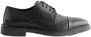 Next Fashion Casual-elegant Sneakers with Leather Toe Cap schwarz