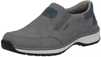Rieker Slipper Slip-on-Sneaker grau-jeansblau