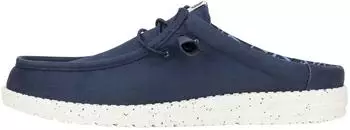 HEYDUDE Wally Slip Canvas navy/blau/wei&szlig;