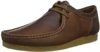 Clarks Herren Shacre Ii Run Oxford, Br&auml;une Getrommeltes Leder, 39.5 EU - 39,5
