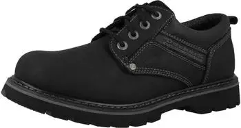 Dockers by Gerli Lace-up Hiking Boot, Traditional Shoe with Profiled Sole schwarz