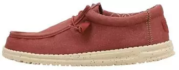 HEYDUDE Wally Canvas burnt red/boulder tan