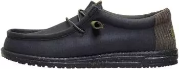 HEYDUDE Wally Canvas schwarz/schwarz