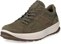 Sneaker ECCO "Byway", Herren, Gr. 45, khaki, Leder, Textil, Schuhe Sneaker,
