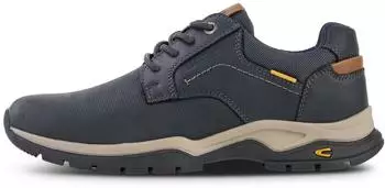 Camel Active Leder-Textil-Mix Sneaker blau/navy