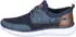 Rieker B9643 Men's Sneaker Slip-On with Elastic Band and Light EVA Outsole blau