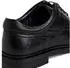 Marco Tozzi Lace-up Leather Shoe with Block Heel schwarz