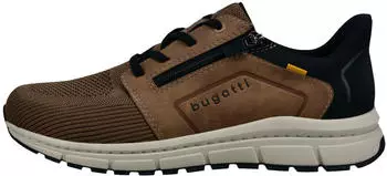 Bugatti Sneaker mit Kontrastbesatz cognac used