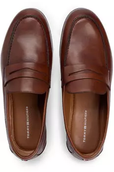 Tommy Hilfiger Classic Suede Driving Shoes rostbraun