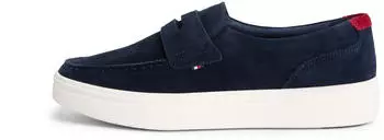 Tommy Hilfiger Modern Light Hybrid Suede Loafer (FM0FM05786) navy/rot