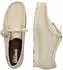 Clarks Wallebee Goretex Lace-Up Shoe beige/white leather