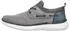 Rieker B9643 Men's Sneaker Slip-On with Elastic Band and Light EVA Outsole cenere/grau/denim/rauch