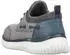 Rieker B9643 Men's Sneaker Slip-On with Elastic Band and Light EVA Outsole cenere/grau/denim/rauch