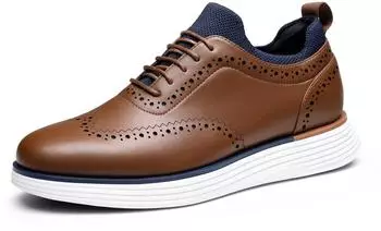 Bruno Marc MaxFlex Suit Craft Lace-Up Shoes SBOX2326M braun