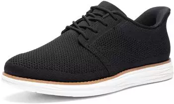 Bruno Marc KnitFlex Craft Lace-Up Shoes (BMUMOX2415) schwarz