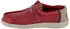 HEYDUDE Wally Jute claret red/silver birch