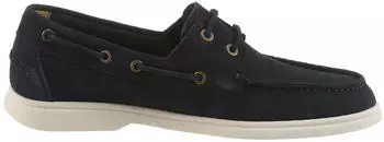 Hugo Boss Suede Leather Boat Shoes marine