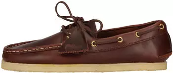 Clarks Godney Boat british tan lea