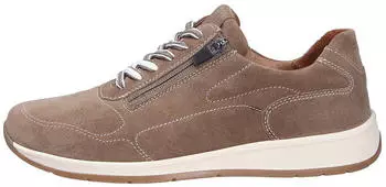 Waldl&auml;ufer KILIAN Sneaker Schn&uuml;rschuh mit seitlichem Rei&szlig;verschluss, K-Weite (686003-199) braun