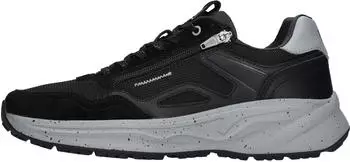Waldl&auml;ufer H-PABLO Sneaker Lace-Up Shoe Comfort Width H schwarz/hellgrau