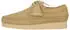 Clarks Weaver 2604 Lace-Up Shoe with Crepe Texture at the Heel hellbraun