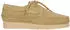 Clarks Weaver 2604 Lace-Up Shoe with Crepe Texture at the Heel hellbraun