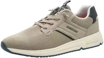 Marco Tozzi Men's Sneaker with Removable Insole grey comb