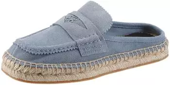 HUGO Brinn_Muleloaf with Jute Sole hellblau