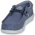 HEYDUDE Wally Stretch Jersey Lace-Up Moccasin navy