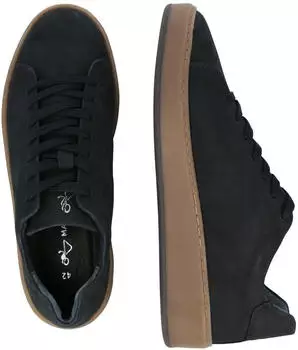 Marco Tozzi Sneaker Kontrastbesatz, Lace-up navy