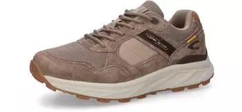 Camel Active Sneaker Lace-Up Shoe with Sporty Outsole hellbraun