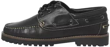 Jack & Jones Jfwbrooklyn Leather Boat Shoe schwarz