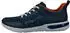 Bugatti Lace-Up Sneaker with Logo Lettering dunkelblau