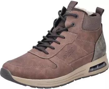 Rieker B1024 Men's Ankle Boots with Warm Lining Width G &ndash; Light Winter Shoes braun