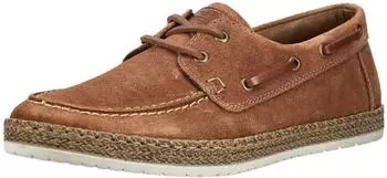 Rieker Slipper Suede Lace-Up Shoe braun