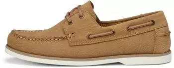 Marc O'Polo Soft Leather Boat Shoe beige