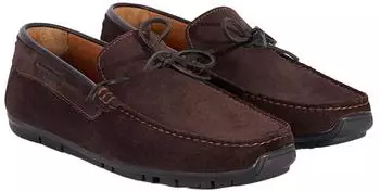 Desa Men's Lace-Up Suede Loafer braun