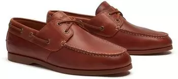 Timberland Cedar Bay Essential Boat Shoe in Leather md brn f grain