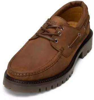 Marc O'Polo Oiled Suede Boat Shoe schwarz/braun